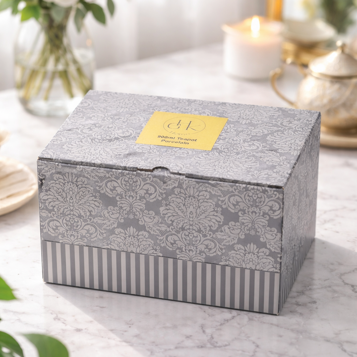 Service à thé gris 5pcs