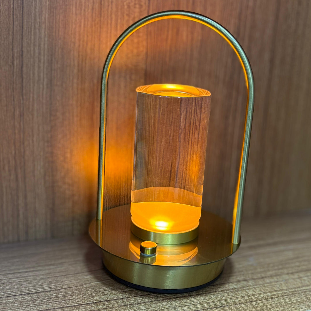 Lampe doré LED USB 18x10,50cm