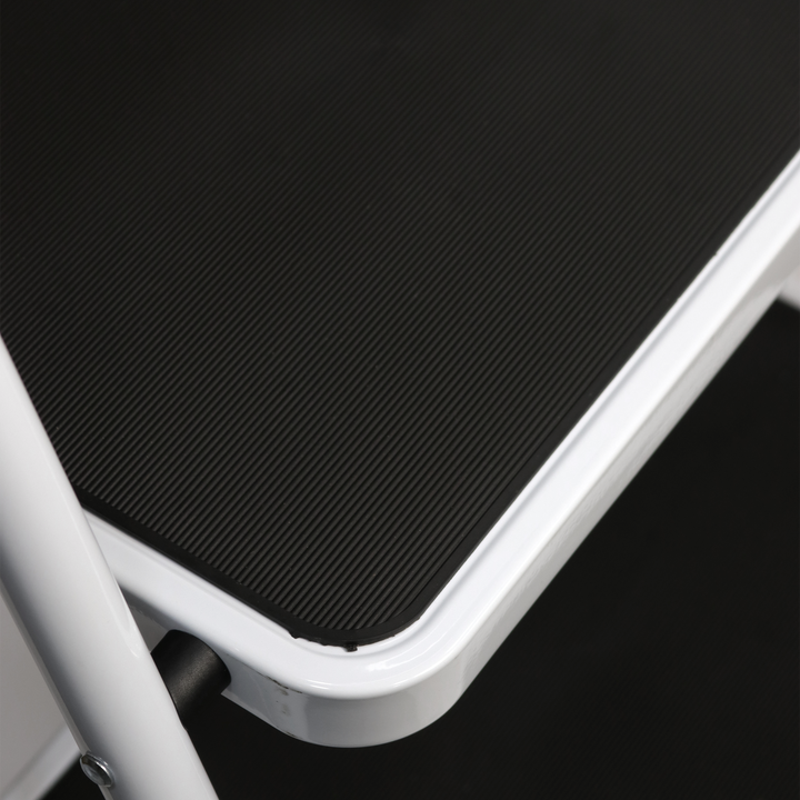 Escabeau 3 marches en métal 46x127cm