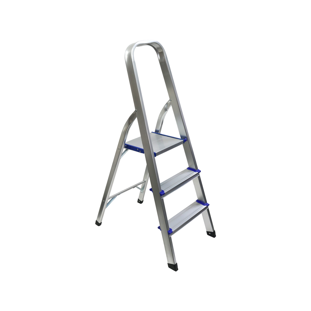 Escabeau 3 marches en aluminium 28x116cm