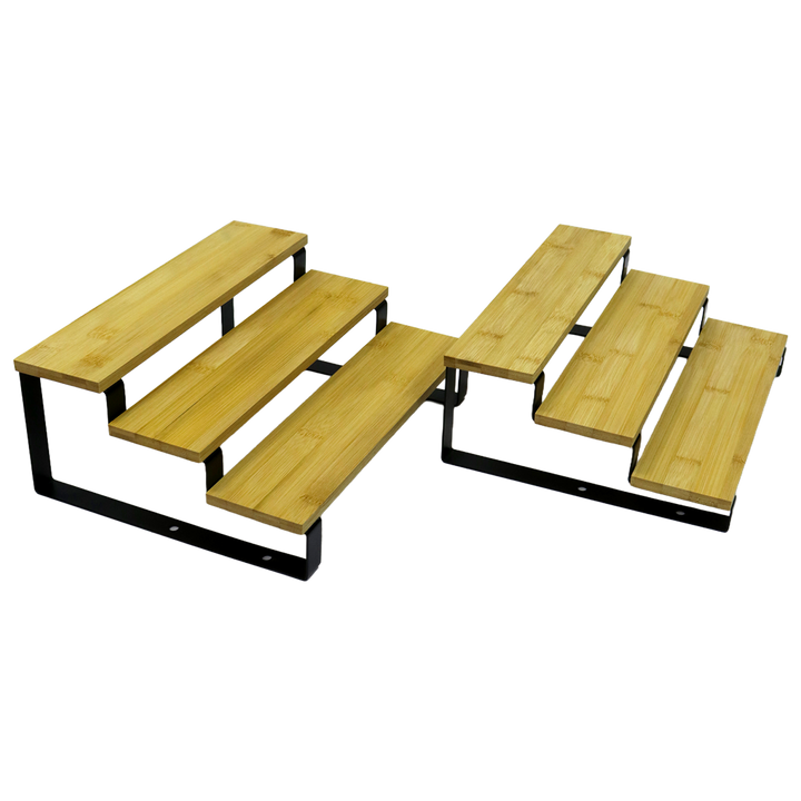 Etagère 3 niveaux extensible en bois 29cm