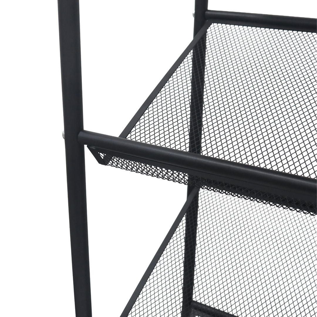 Etagère 4 niveaux en métal 70x25x87cm