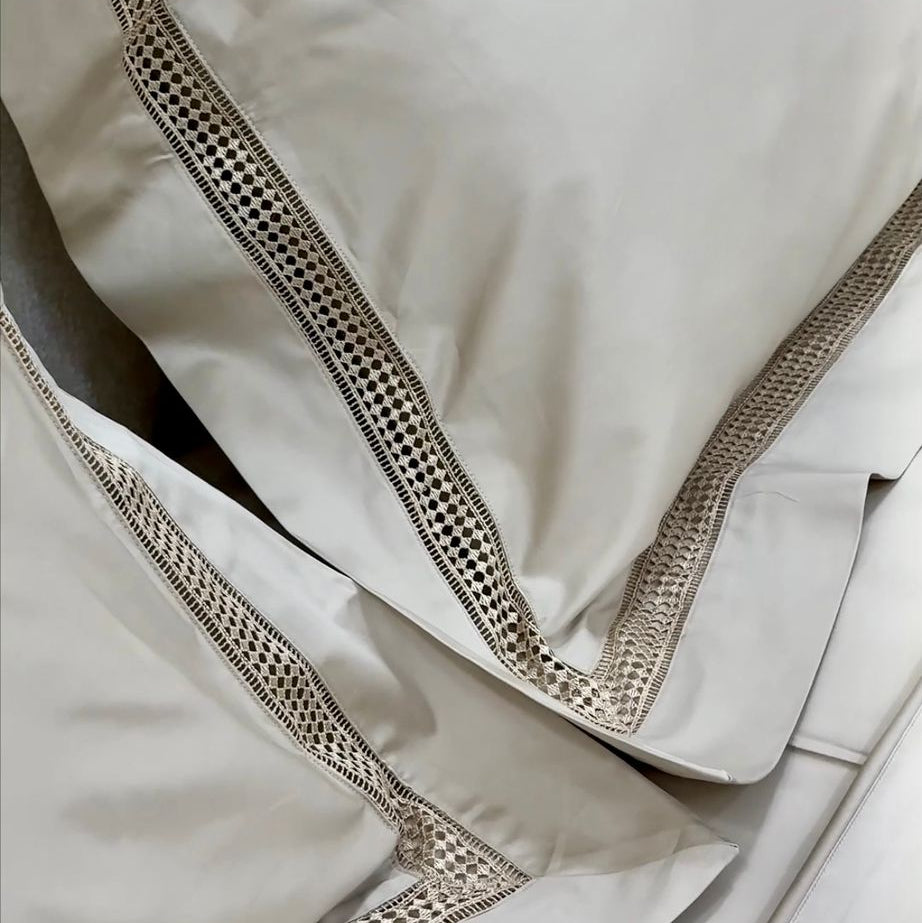 Parure de lit 4pcs 245x265cm / 200x230cm / 70x50cm x2