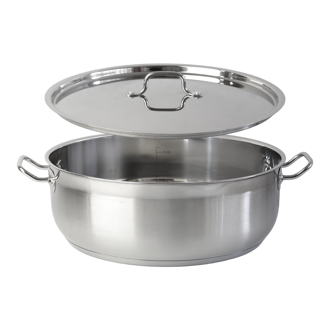 Marmite en inox 36x13cm