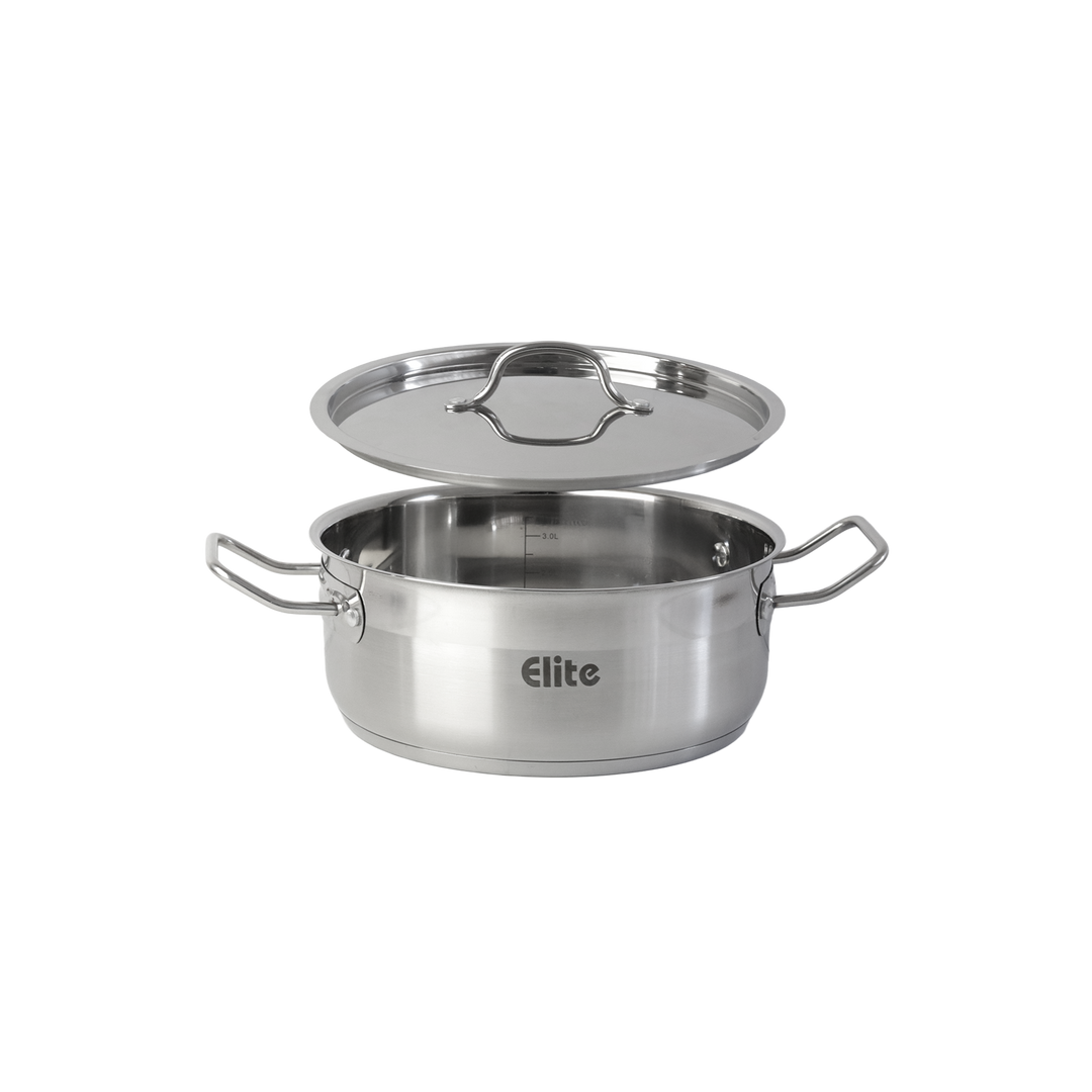 Marmite en inox 24x10cm