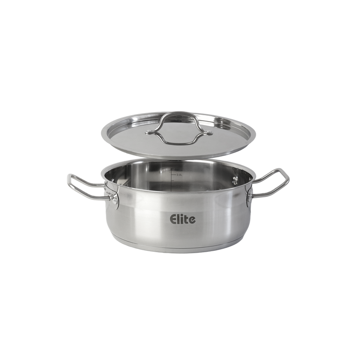 Marmite en inox 24x10cm