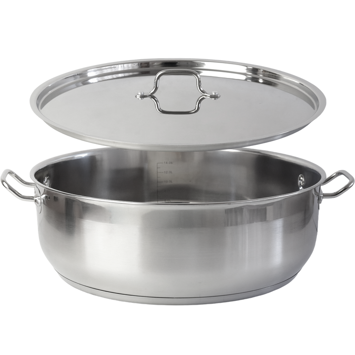 Marmite en inox 40x14cm