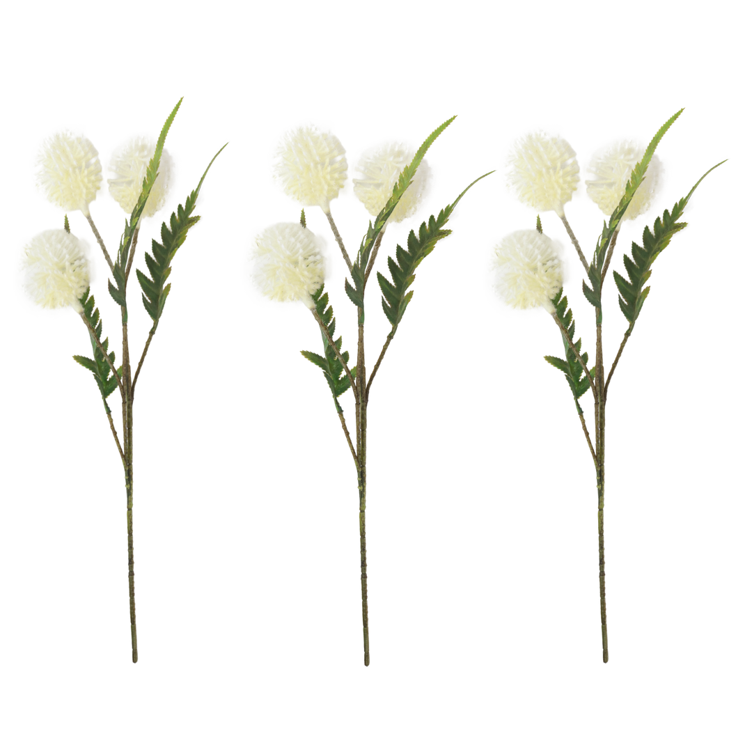 Set 3 fleurs artificielle 45cm