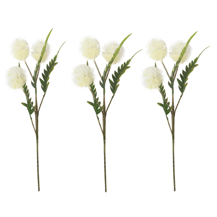 Set 3 fleurs artificielle 45cm