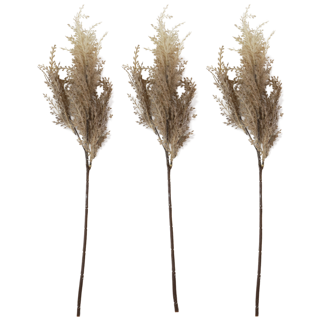 Set 3 fleurs artificielle 58cm