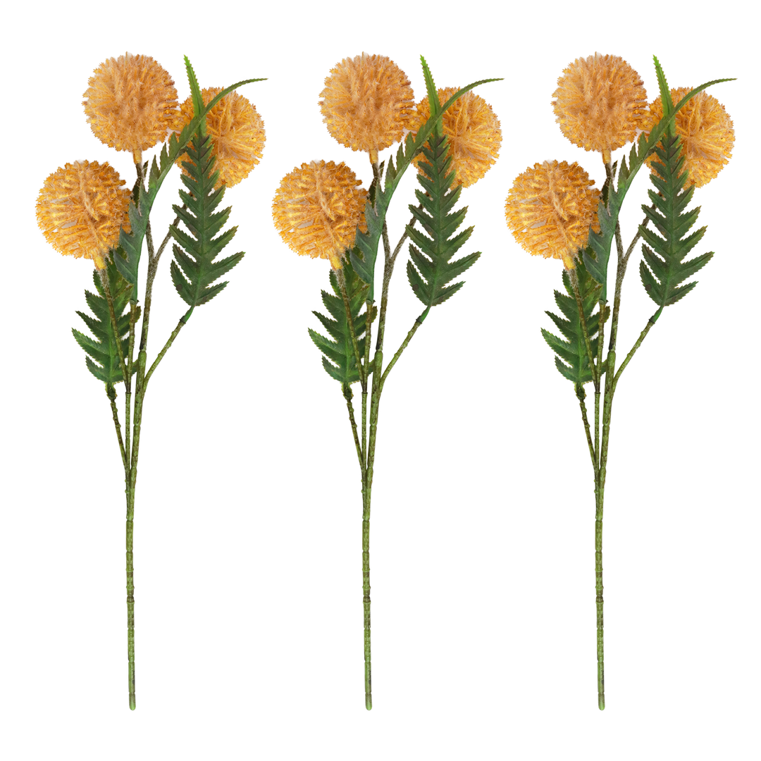 Set 3 fleurs artificielle 45cm