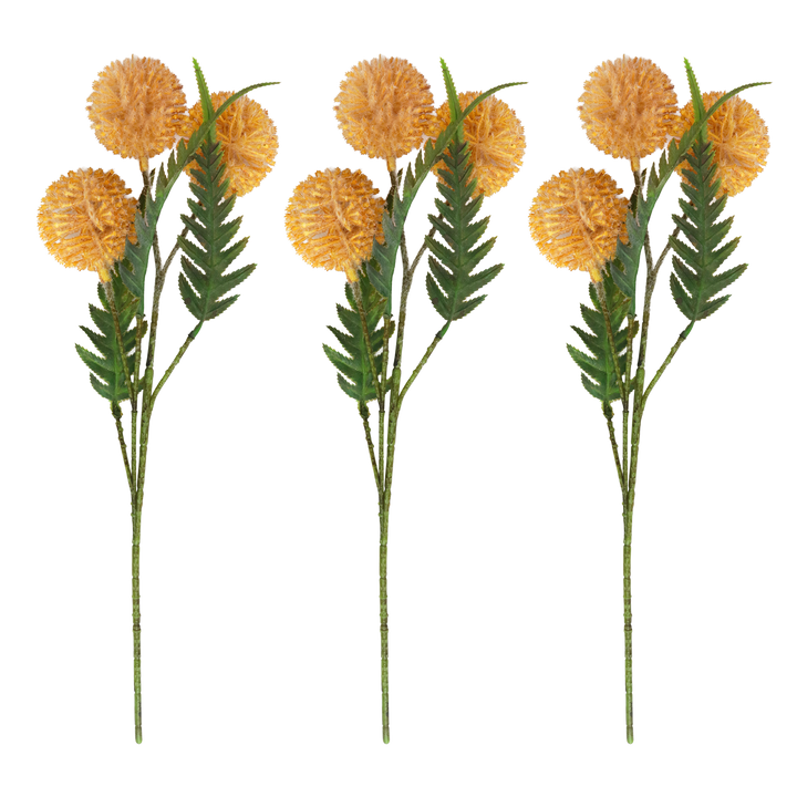 Set 3 fleurs artificielle 45cm
