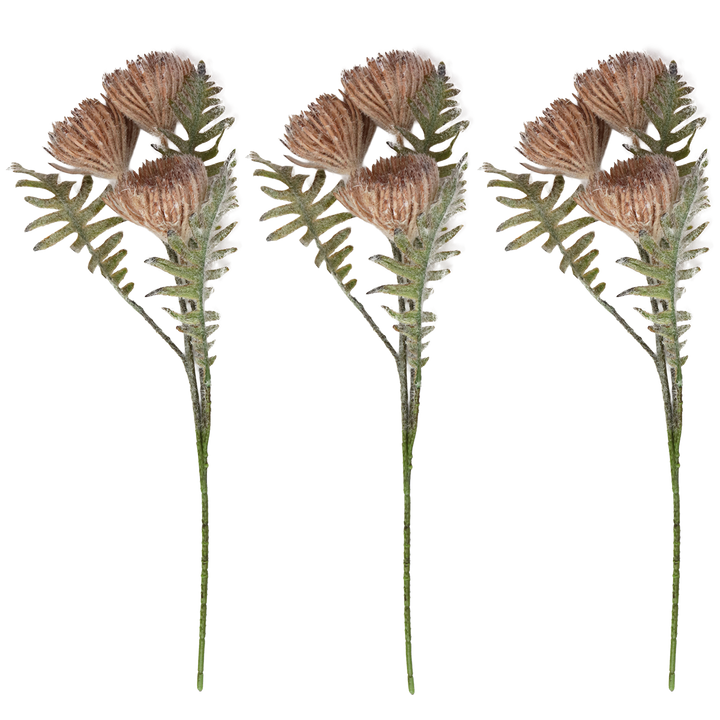 Set 3 fleurs artificielle 45cm
