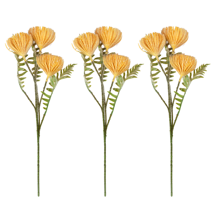 Set 3 fleurs artificielle 45cm