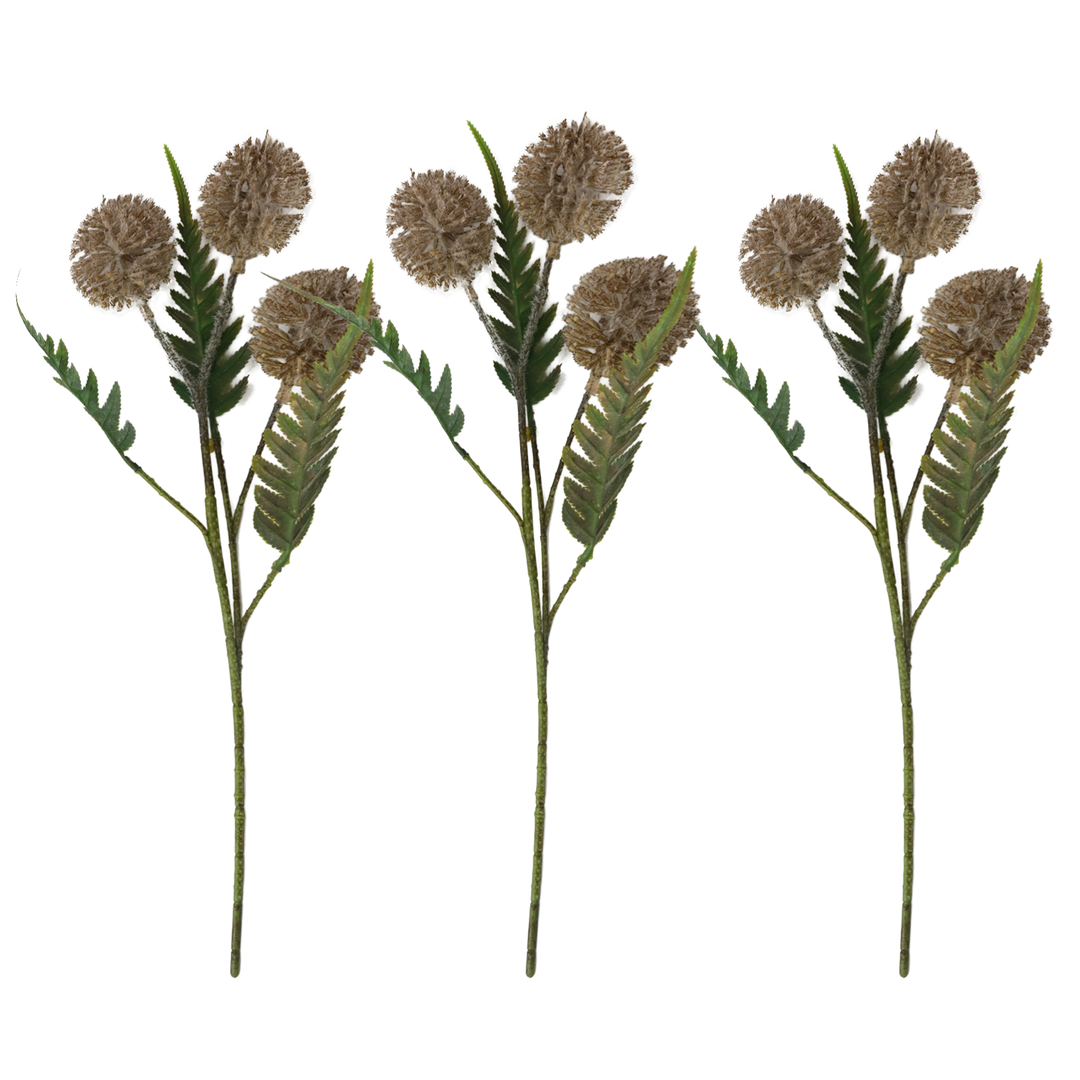Set 3 fleurs artificielle 45cm