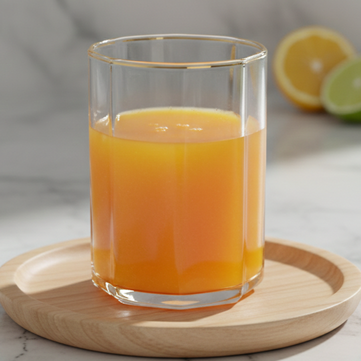 12 verres à eau avec bordure dorée 440ML