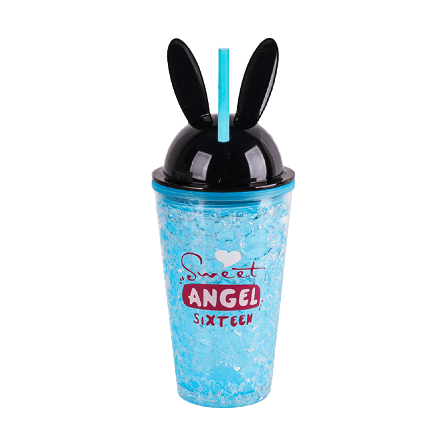 Gobelet lapin avec paille kids 450ML - Saga Cuisine