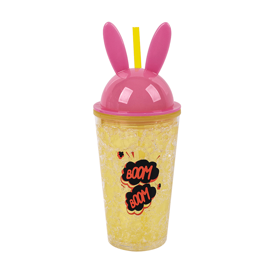 Gobelet lapin avec paille kids 450ML - Saga Cuisine