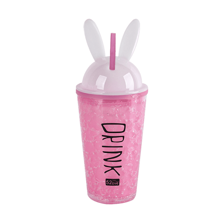 Gobelet lapin avec paille kids 450ML - Saga Cuisine