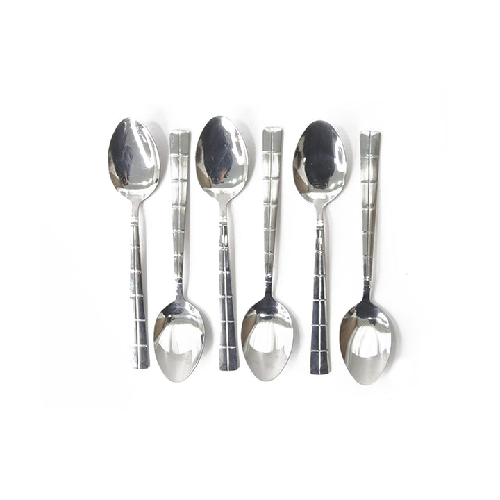 Set 6 cuillères de table en inox