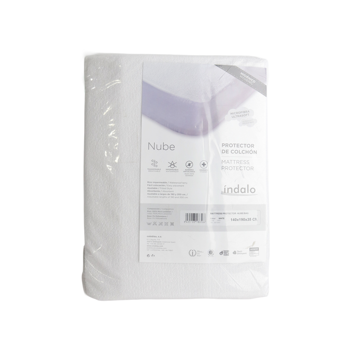 Protège matelas imperméable 140x190x35cm