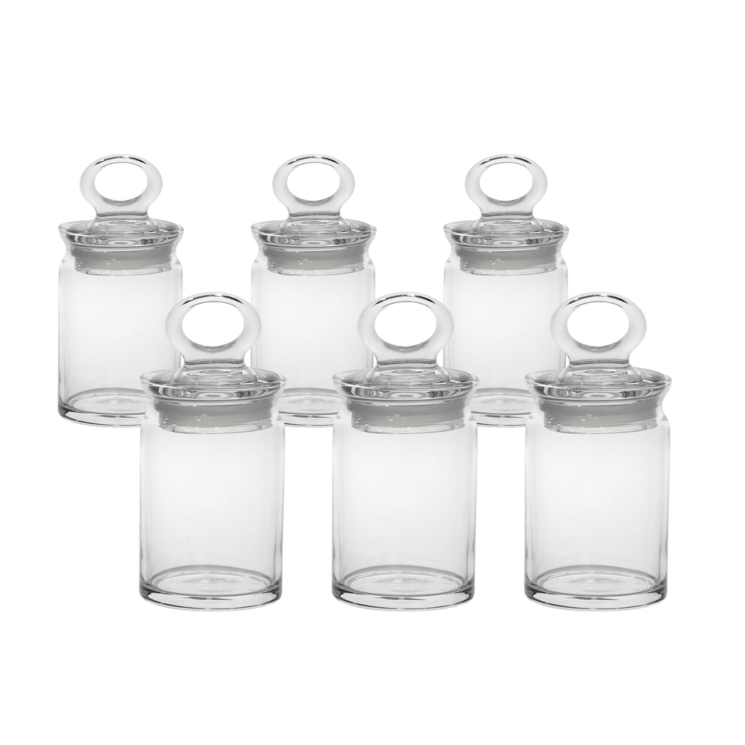 6 bocaux en verre 240ML