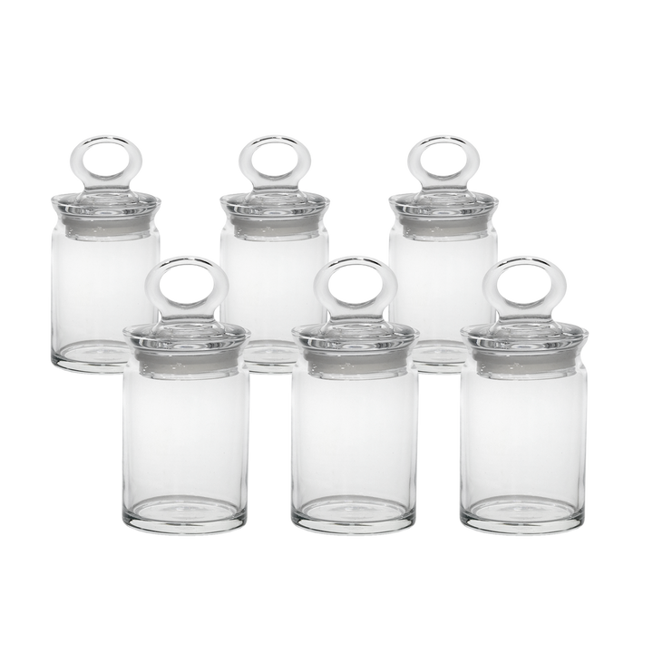 6 bocaux en verre 240ML