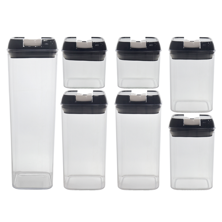 Set 7  boîtes de stockage 2x0,5L + 2x0,8L + 2x1,2L + 1x1,9L