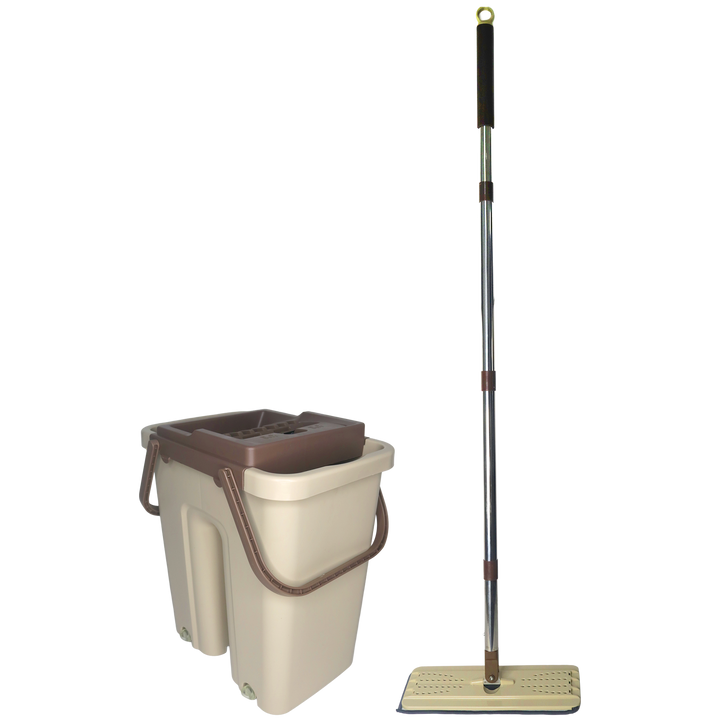 Set seau 34x23x38cm + mop + 7 recharges