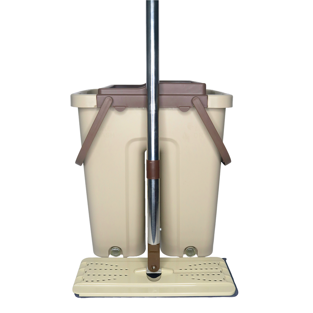 Set seau 34x23x38cm + mop + 7 recharges