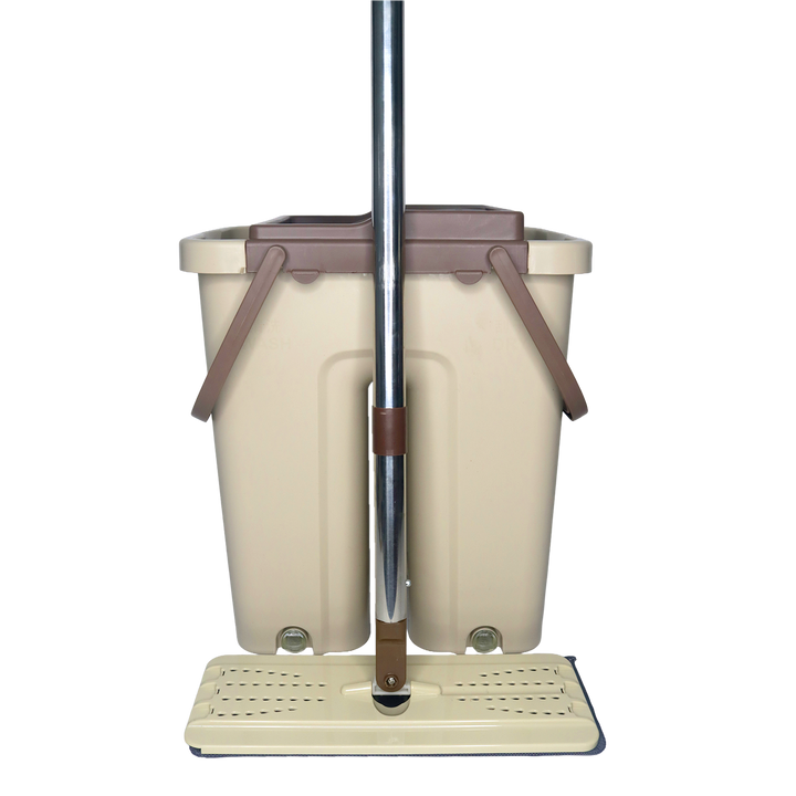Set seau 34x23x38cm + mop + 7 recharges