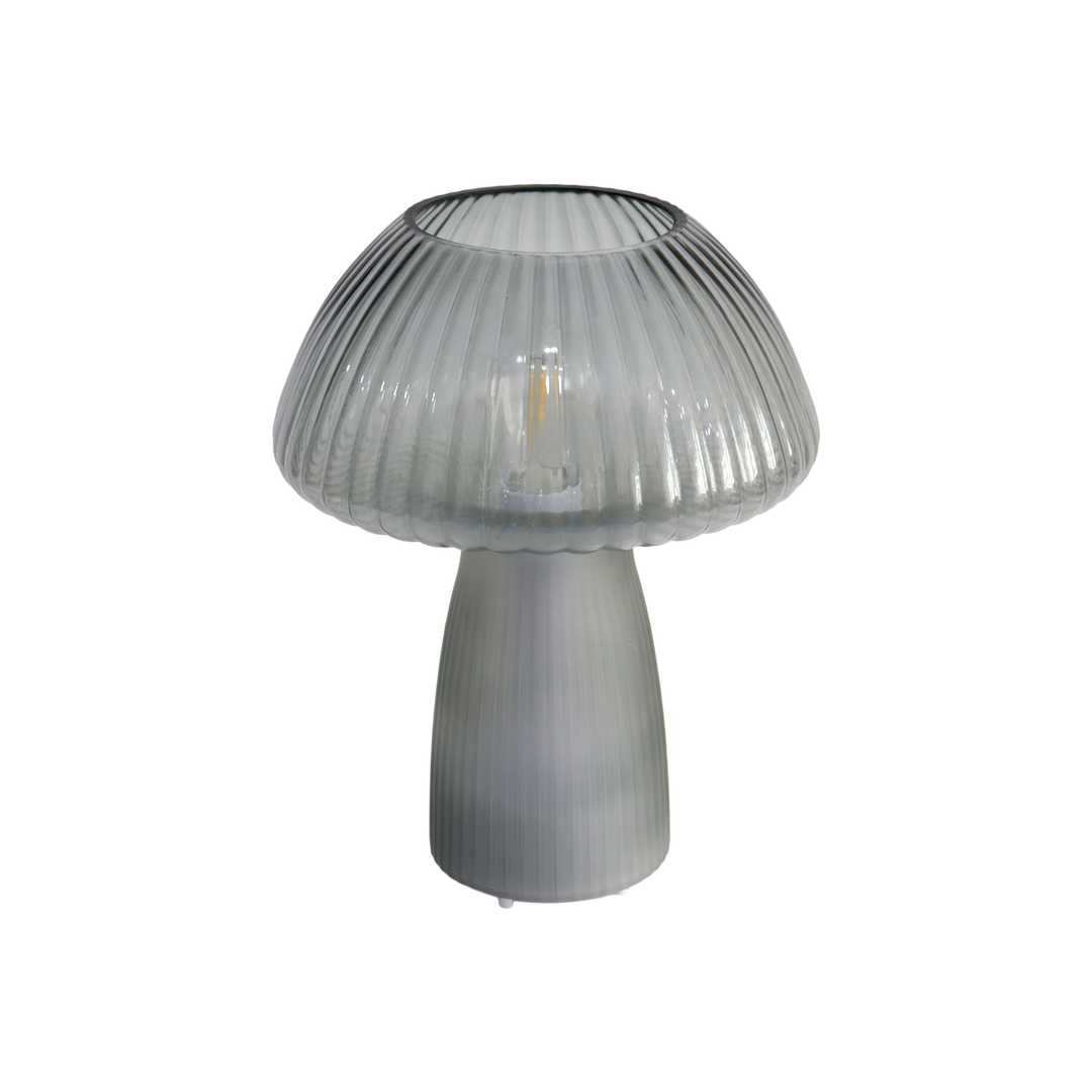 Lampe Grise Décoratives en Verre 26cm USB