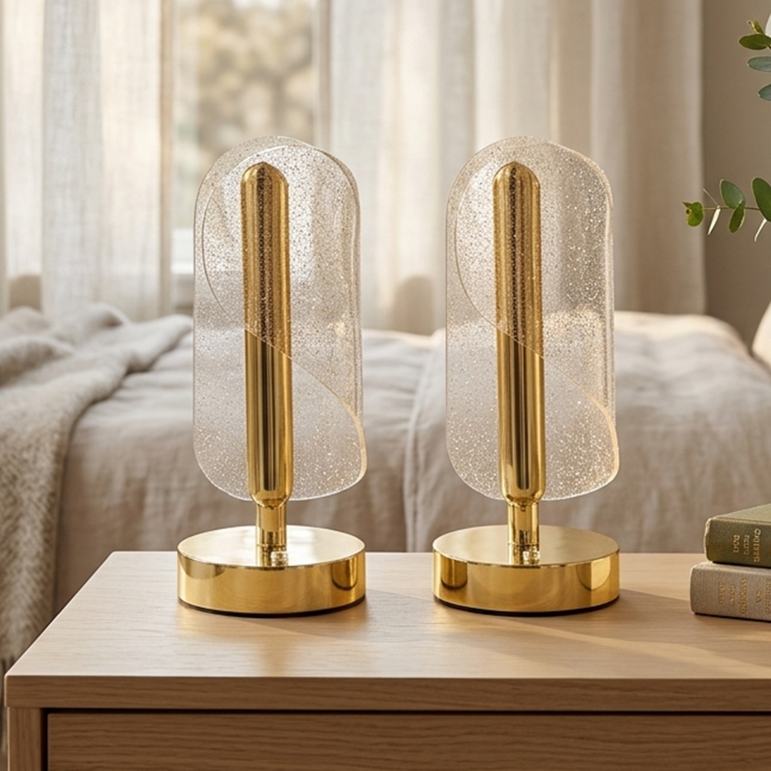 Set 2 lampes décoratif 23cm USB modèle 2