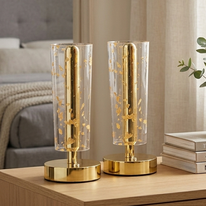 Set 2 lampes décoratif 23cm USB modèle 1