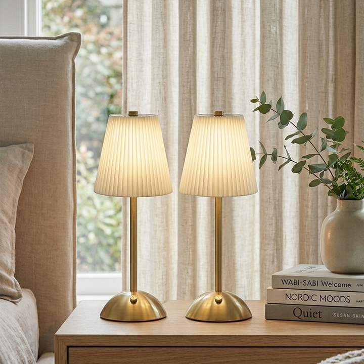 Set 2 lampes décoratif 29cm USB