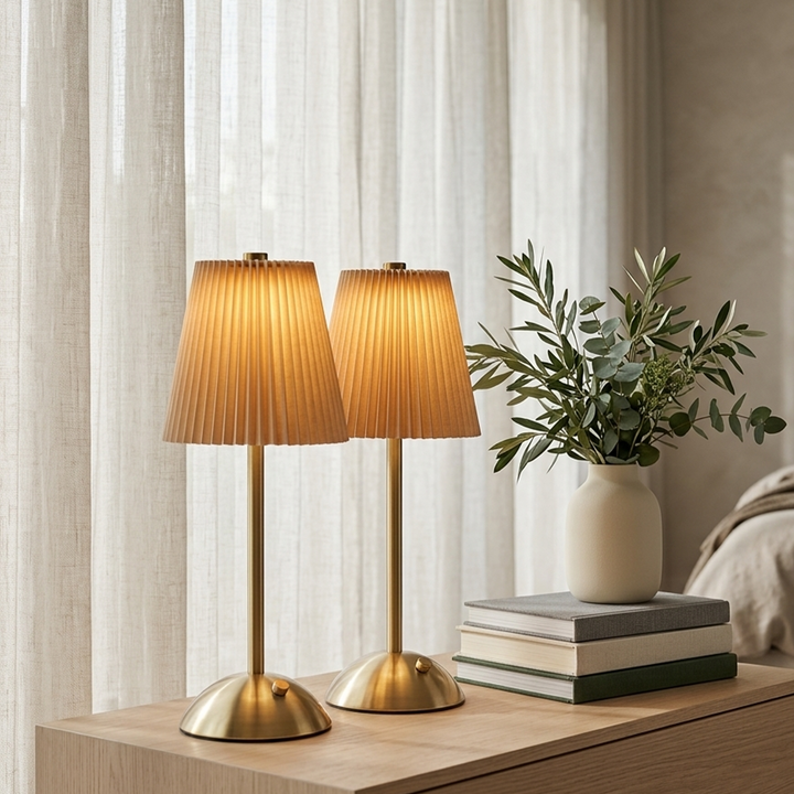 Set 2 lampes décoratif 29cm USB
