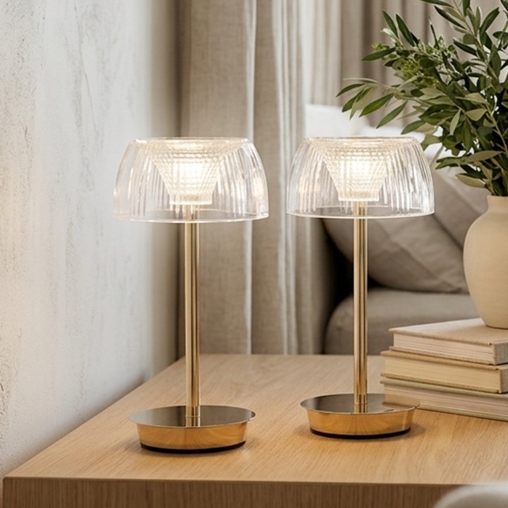 Set 2 lampes décoratif 25cm USB