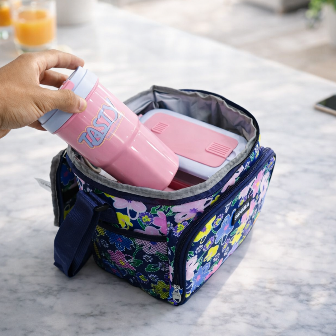 Set Lunch Box Fleuri