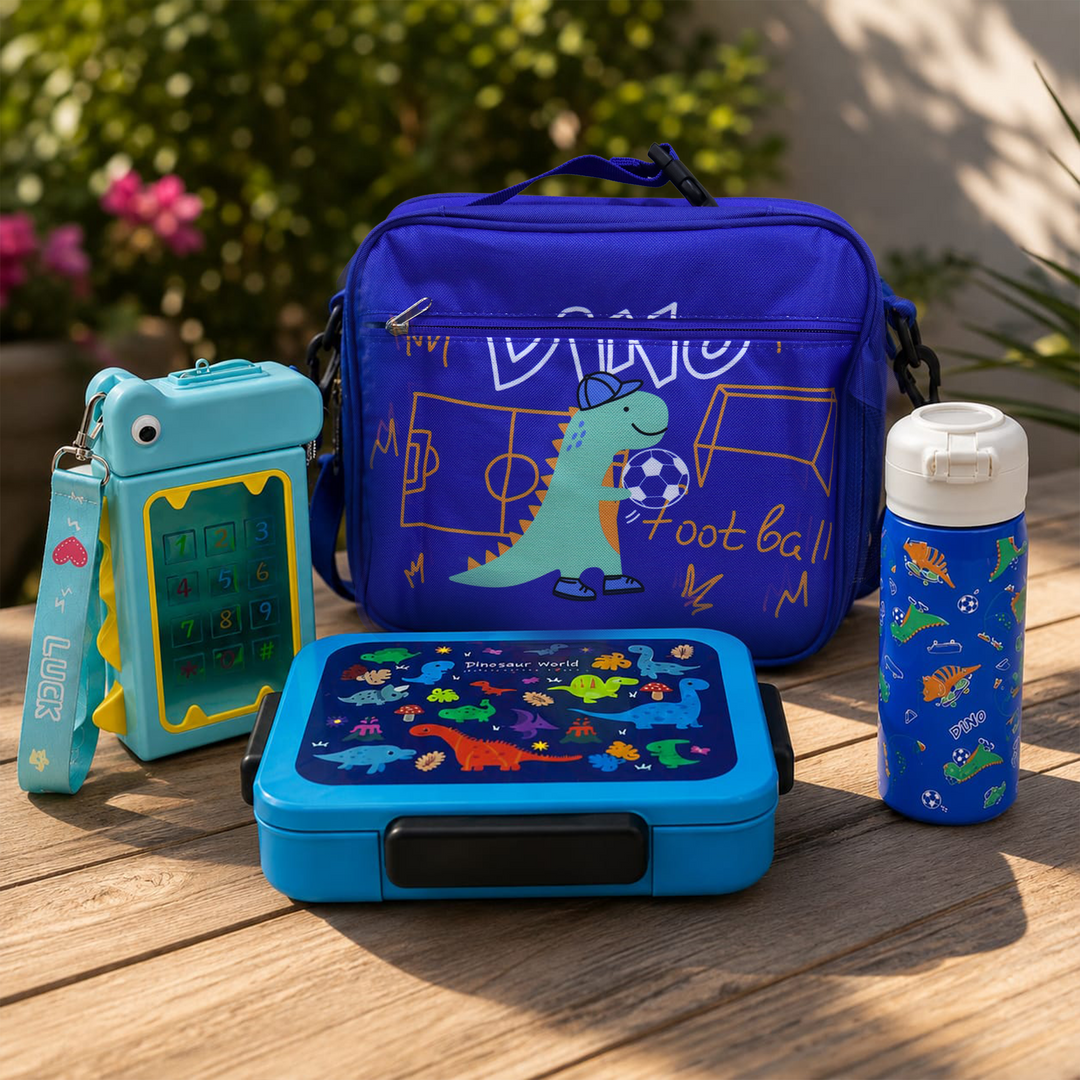 Set Lunch Box Dinosaure