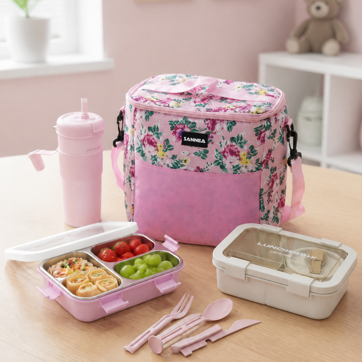 Set Lunch Box Pink