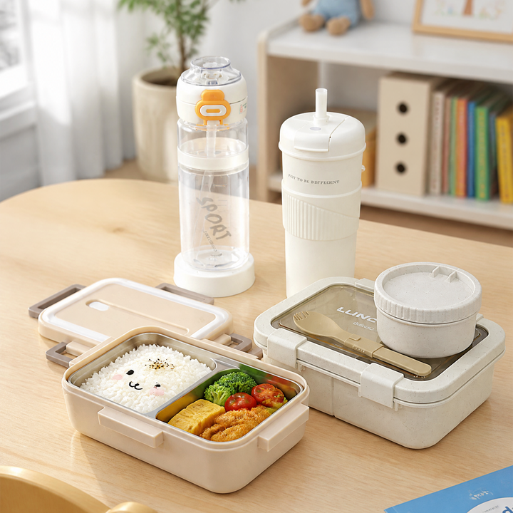 Set Lunch Box Beige