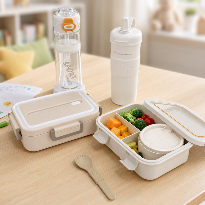 Set Lunch Box Beige
