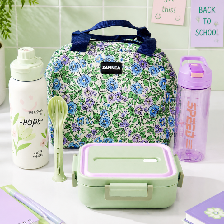 Set lunch box lavande 2