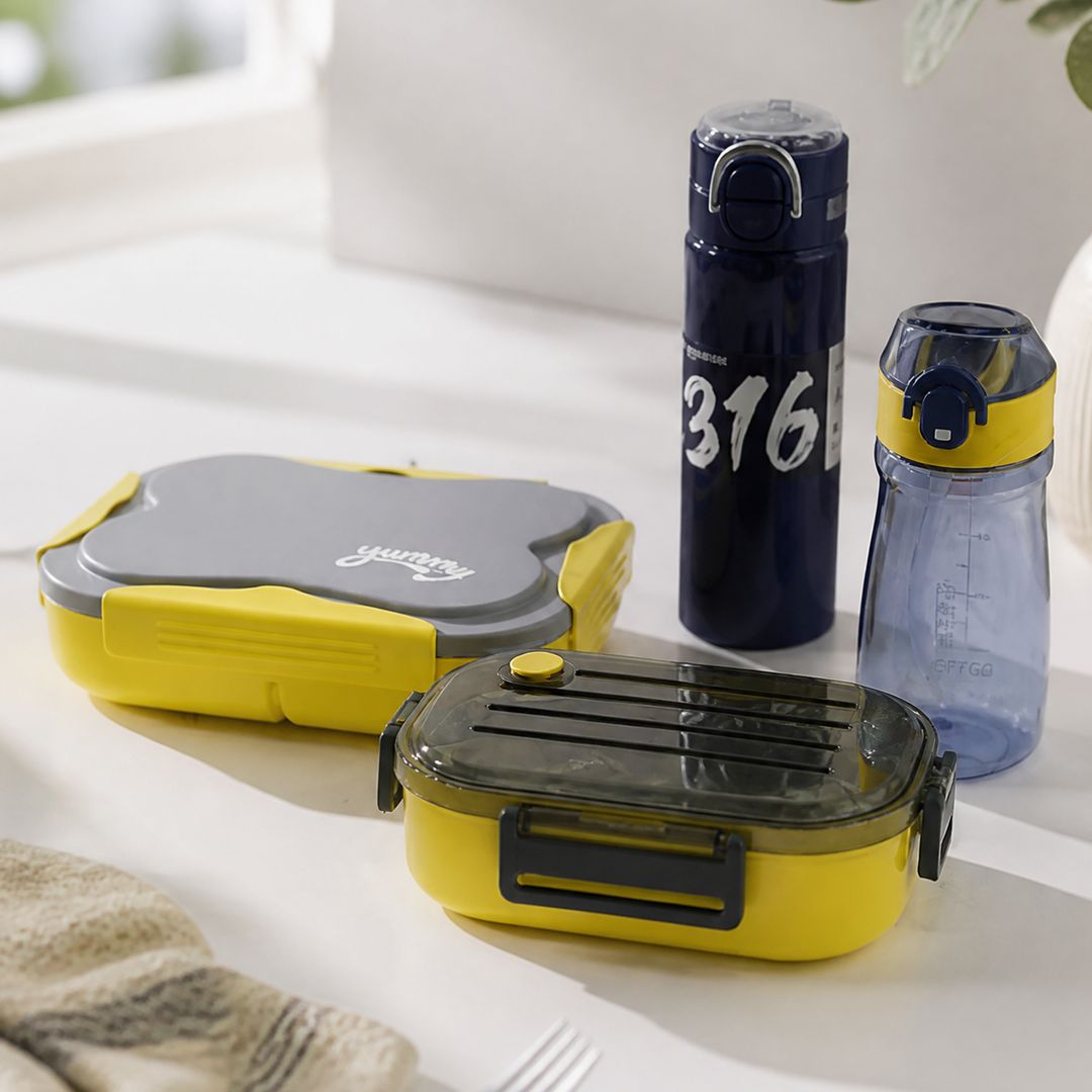 Set Lunch Box Yellow