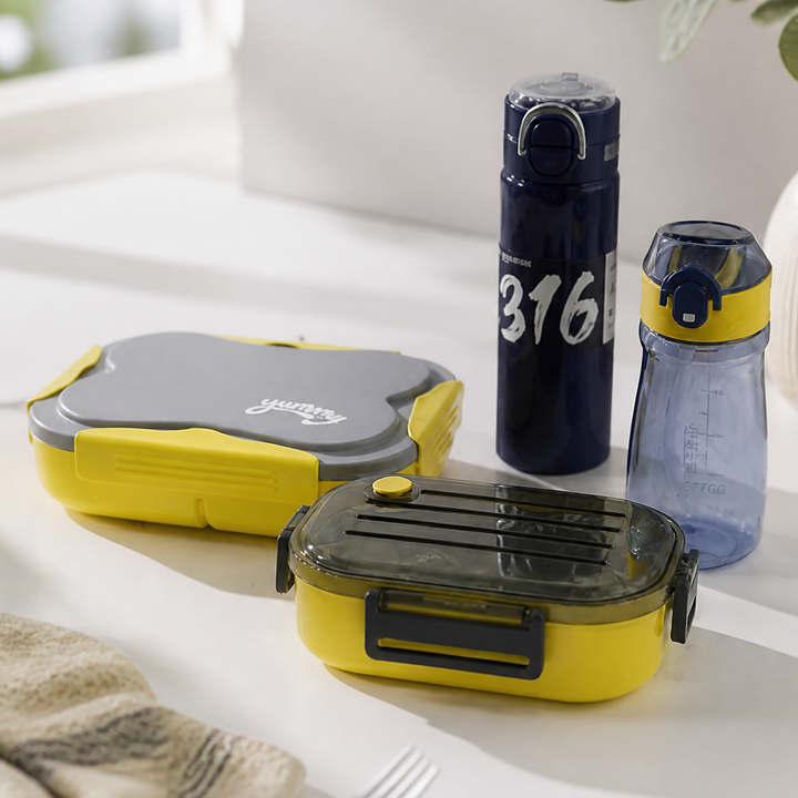 Set Lunch Box Yellow