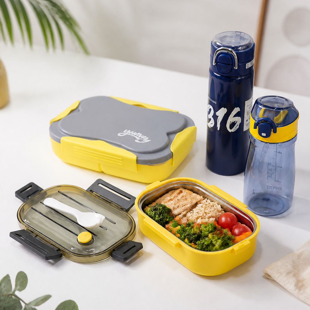 Set Lunch Box Yellow