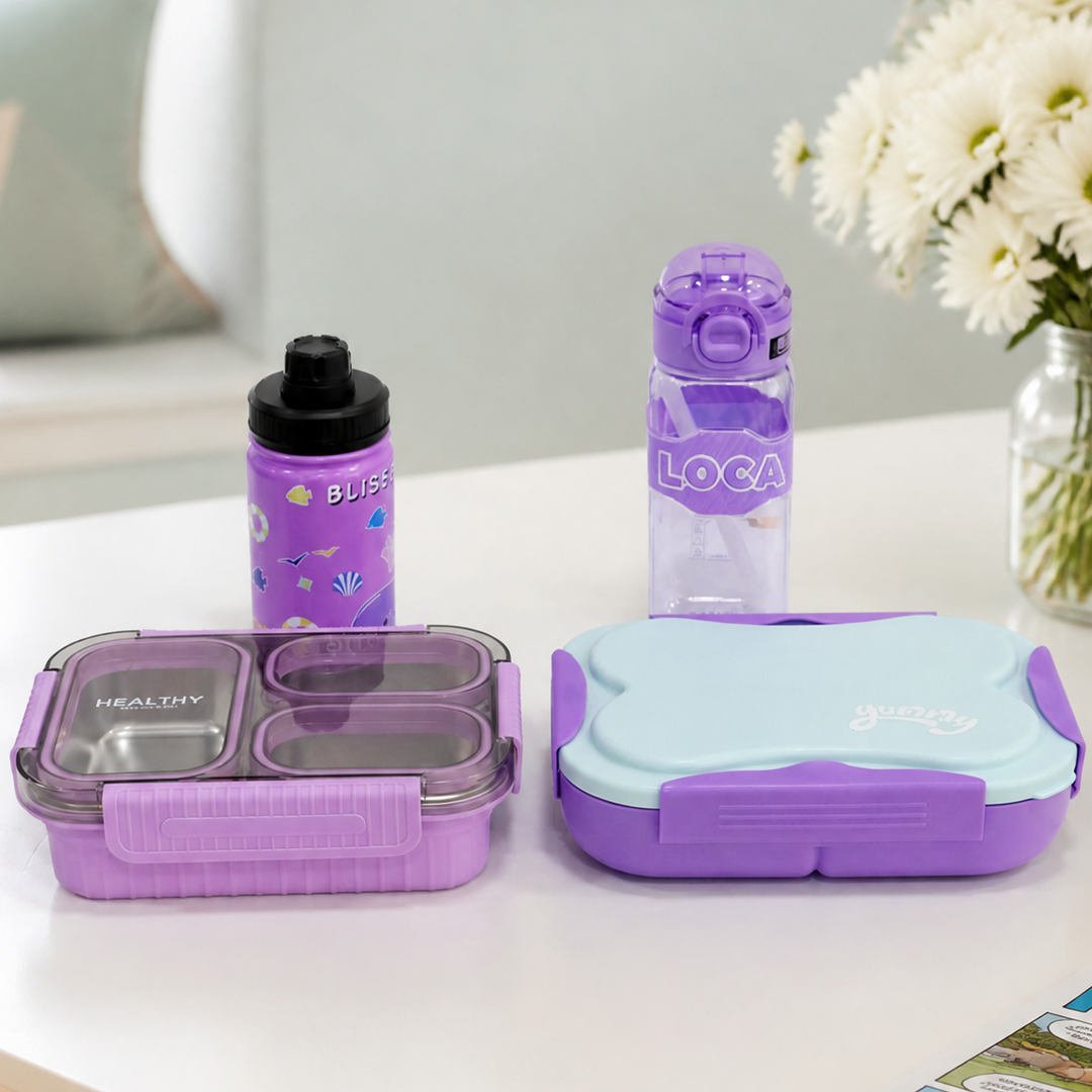 Set Lunch box Purple 2