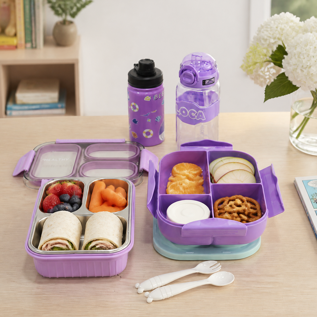 Set Lunch box Purple 2