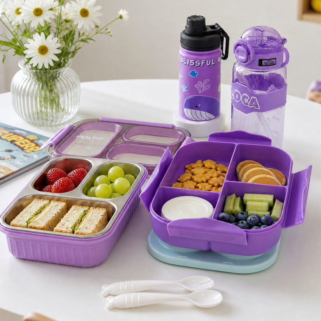 Set Lunch box Purple 2