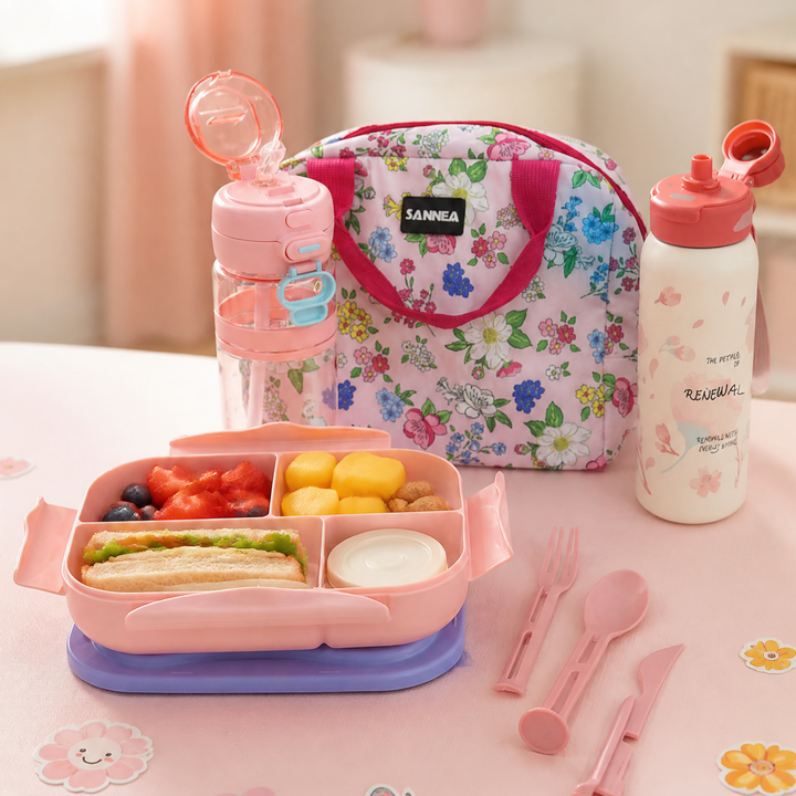 Set Lunch Box Rosa 2